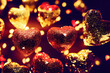 Valentinstag und Muttertag mit Liebe geschenkt Backdrop Hintergrund AI Digital Graphic Illustration
