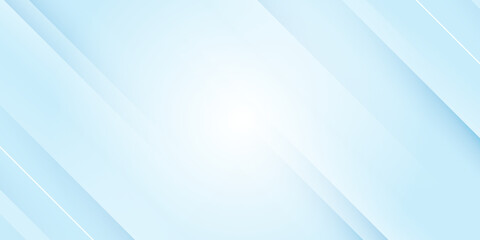 Wall Mural - Modern Abstract Background with Diagonal Lines Soft White Blue Gradient Pastel Color