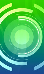 Poster - Vertical Abstract Modern colors background design with round shapes and glowing gradient