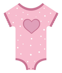 Canvas Print - bodysuit baby shower