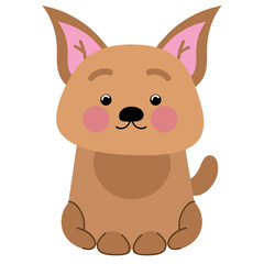 Sticker - dog cute cartoon