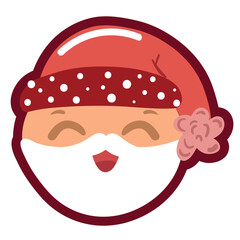 Sticker - christmas santa claus