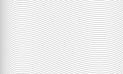 Poster - abstract vector illustration black pattern lines