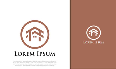 Sticker - Real Estate Logo. Luxury Logo. Construction Architecture Building Logo Design Template Element.