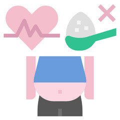 Sticker - congenital disease icon