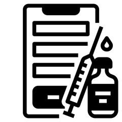 Sticker - vaccine registration icon