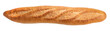 © MERCURY studio - Freshly baked baguette or multigrain loaf bread on brown white PNG File.