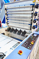 Canvas Print - Control panel cutting system bag making machine