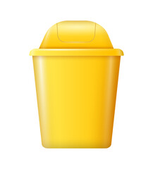 Canvas Print - Realistic Rubbish Bin