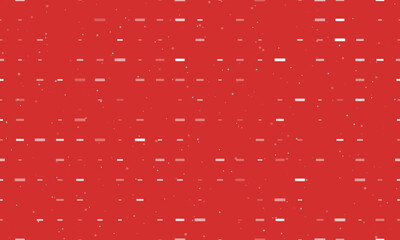Poster - seamless background pattern of evenly spaced white minus symbols of different sizes and opacity. vec