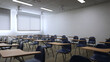 © AddMeshCube - empty classroom without student, 3d rendering