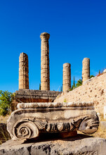 The Temple Of Apollo, Delphi, UNESCO World Heritage Site, Phocis