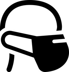 Poster - Face mask icon