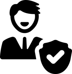 Poster - Employee insurance icon