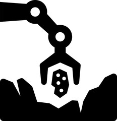 Poster - Robotic arm icon