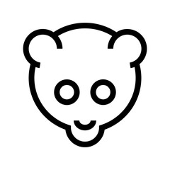 Wall Mural - Panda Vector Icon