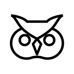 Wall Mural - Owl Vector Icon