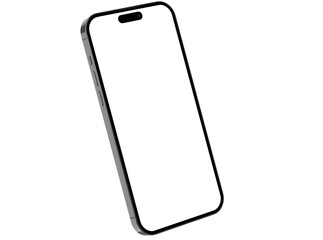 smart phone for make mockup premium png with high resolution left side view
