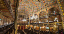 Inside Of The Synagogue Choral Temple, Bucharest, Romania
