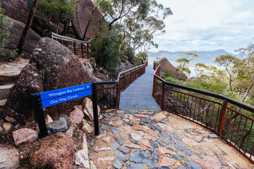 Canvas Print - Freycinet Peninsula Circuit in Tasmania Australia