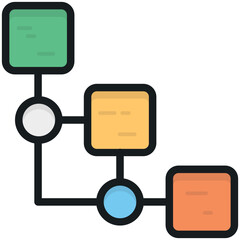 Poster - Sitemap Vector Icon