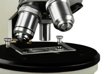 Wall Mural - Laboratory Microscope. Scientific and healthcare research background.