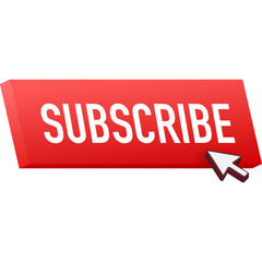Poster - subscribe button for marketing design. live streaming button. vector concept. live stream logo.