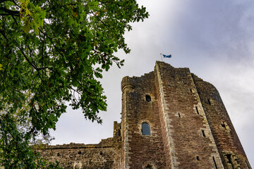 Wall Mural - Medieval Doune Castle, Stirling district of central Scotland, UK, famous for being a filming location of British comedy Monty Python and the Holy Grail