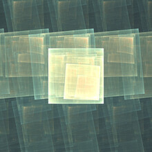 Abstract Fractal Background With Squares