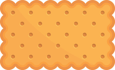 Poster - Biscuit icon cartoon vector. Cookie food. Snack sugar