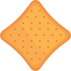Poster - Star cracker icon cartoon vector. Cookie food. Cake snack