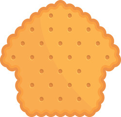 Poster - House cracker icon cartoon vector. Cookie food. Cake snack
