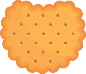 Poster - Home cracker icon cartoon vector. Cookie food. Biscuit snack