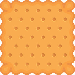 Poster - Biscuit icon cartoon vector. Cookie food. Snack sugar