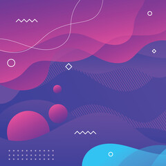 Wall Mural - abstract background with dynamic effect. motion vector illustration. trendy gradients and geometric 