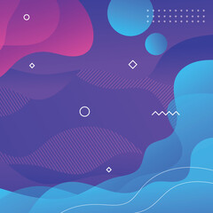 Wall Mural - abstract background with dynamic effect. motion vector illustration. trendy gradients and geometric 