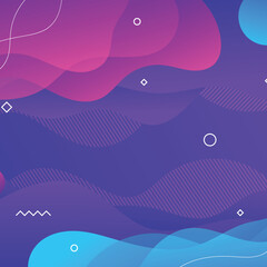 Wall Mural - abstract background with dynamic effect. motion vector illustration. trendy gradients and geometric 