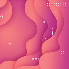 Wall Mural - abstract background with dynamic effect. motion vector illustration. trendy gradients and geometric 