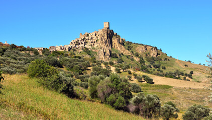 Poster - The abandoned village of Craco in Basilicata, Italy