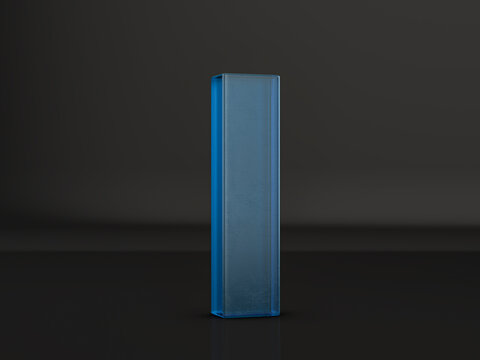 Glass letter I