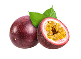 Fototapeta Mapy - passionfruits isolated on transparent png