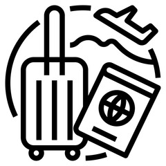 Sticker - travel icon