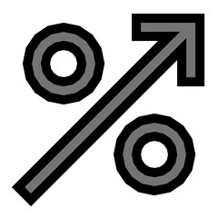 Poster - Percentage Vector Icon