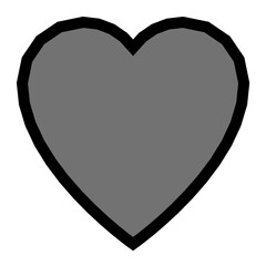 Sticker - Heart Vector Icon