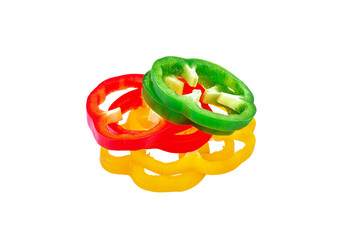 Sticker - pepper slice  isolated on transparent png