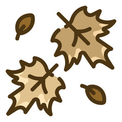 maple leaf two tone icon