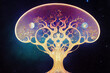 mystical tree of life digital art