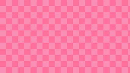 Wall Mural - aesthetic retro pink checkerboard, gingham, checkers, plaid, checkered wallpaper, perfect for postcard, wallpaper, backdrop, background, banner for your design