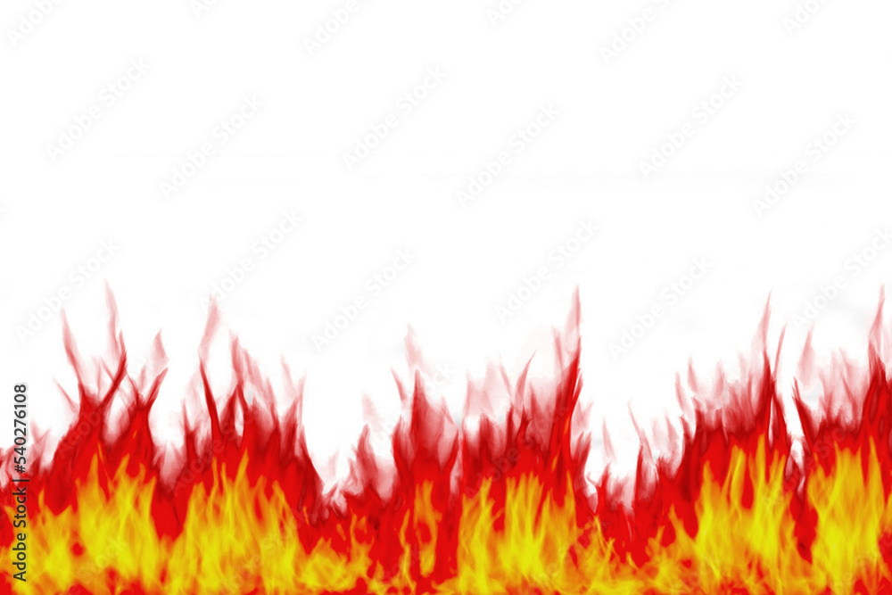 Fire flames on transparent background png Stock Illustration | Adobe Stock
