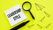 © Andrii - Leadership style is shown using the text